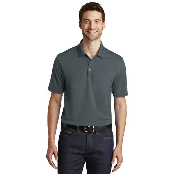 Port Authority Dry Zone UV Micro-Mesh Polo, Graphite, 5X-Large