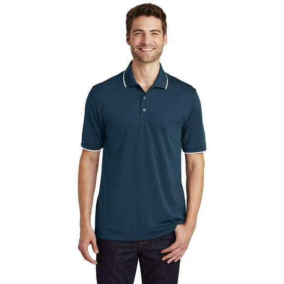 Port Authority Dry Zone UV Micro-Mesh Tipped Polo. K111