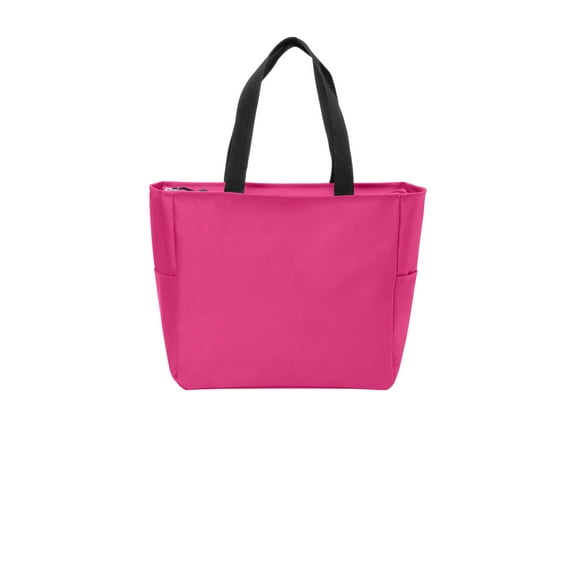 Port Authority Essential Zip Tote Bg410 - Pink Azalea - One Size