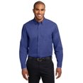 thumbnail image 1 of Port Authority Extended Size Long Sleeve Easy Care Shirt-8XL (Mediterranean Blue), 1 of 6