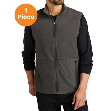 Port Authority F152 Accord Microfleece Vest , Pewter, 2XL, Coats & Jackets