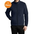 thumbnail image 1 of Port Authority F211 Ultra Warm Brushed Fleece Jacket, Insignia Blue/ River Blue Navy, 2XL, Mens Fleece Jackets, 1 of 1