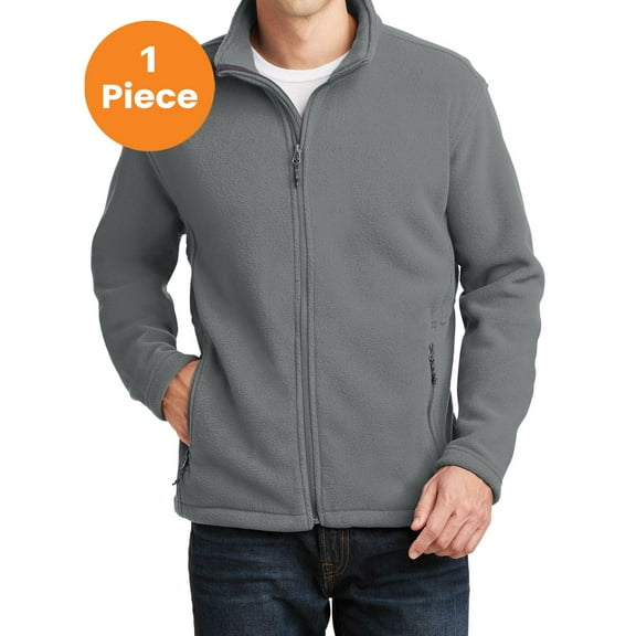 Port Authority F217 Value Fleece Jacket, Deep Smoke, 6XL, Mens Coats and Jackets