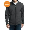 thumbnail image 1 of Port Authority F222 Pique Fleece Jacket, Graphite, 2XL, Mens Fleece Jackets, 1 of 1