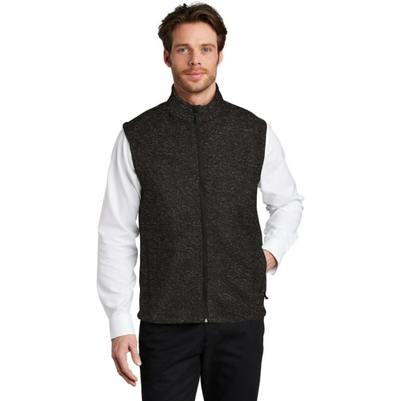 Port Authority F236 Sweater Fleece Vest, Mens Sweater Vests