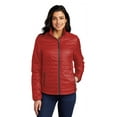 thumbnail image 1 of Port Authority Female Mock Neck Jacket Fire Red/Graph 3X-Large, 1 of 4