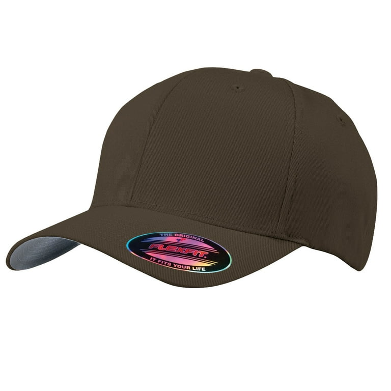 世界の Port Authority Walmart.com - (Brown) Cap-S/M Flexfit 帽子