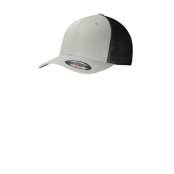 Port Authority Adult Unisex Regular Plain Cap Silver/Black Large/X-Large