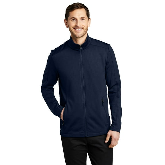 Port Authority Grid Fleece Jacket. F239