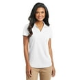thumbnail image 1 of Port Authority Grid Polo (L572) White, M, 1 of 2