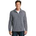 thumbnail image 1 of Port Authority Heather Microfleece 1/2 Zip Pullover-3XL (True Navy Heather), 1 of 6