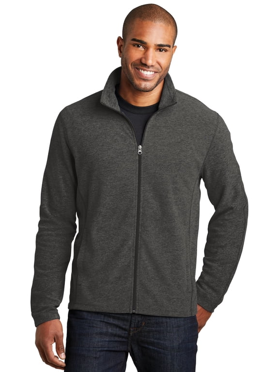 Heather Microfleece Full-Zip Jacket