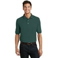 thumbnail image 1 of Port Authority K420 Pique Knit Polo, Dark Green, L, 1 of 1