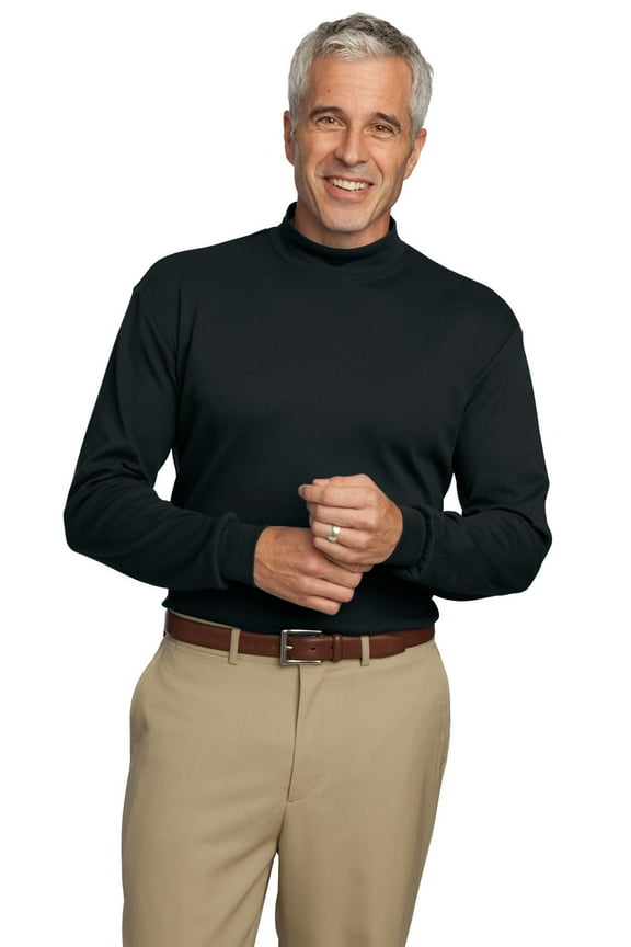 ® Interlock Knit Mock Turtleneck. K321