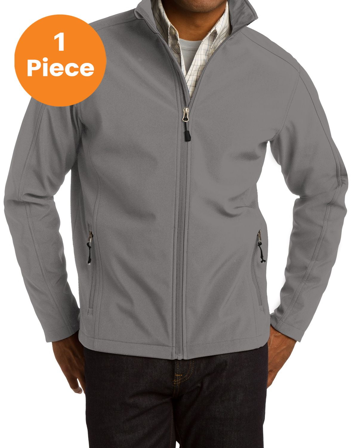 Port Authority J317 Core Soft Shell Jacket, Deep Smoke, S, Mens ...