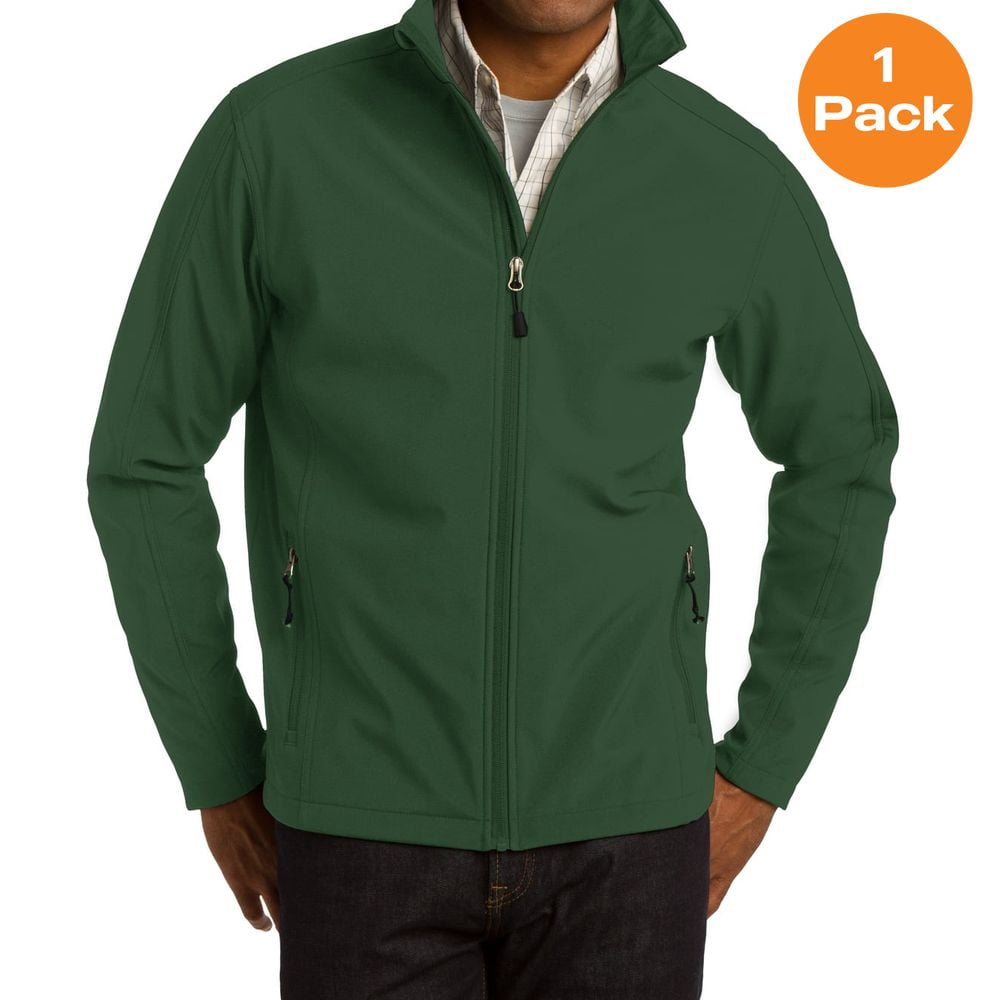 Port Authority J317 Core Soft Shell Jacket, Forest Green, L, Mens Coats ...