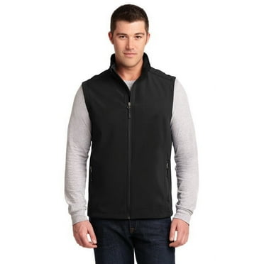 Port Authority J325 Mens Core Soft Shell Vest&#44; Black - 4XL