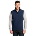 thumbnail image 1 of Port Authority J325 Mens Core Soft Shell Vest, Dress Blue Navy - Extra Small, 1 of 6