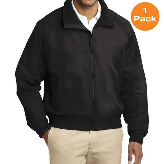 Port Authority J329 Lightweight Charger Jacket, True Black, 4XL, Mens Coats and Jackets