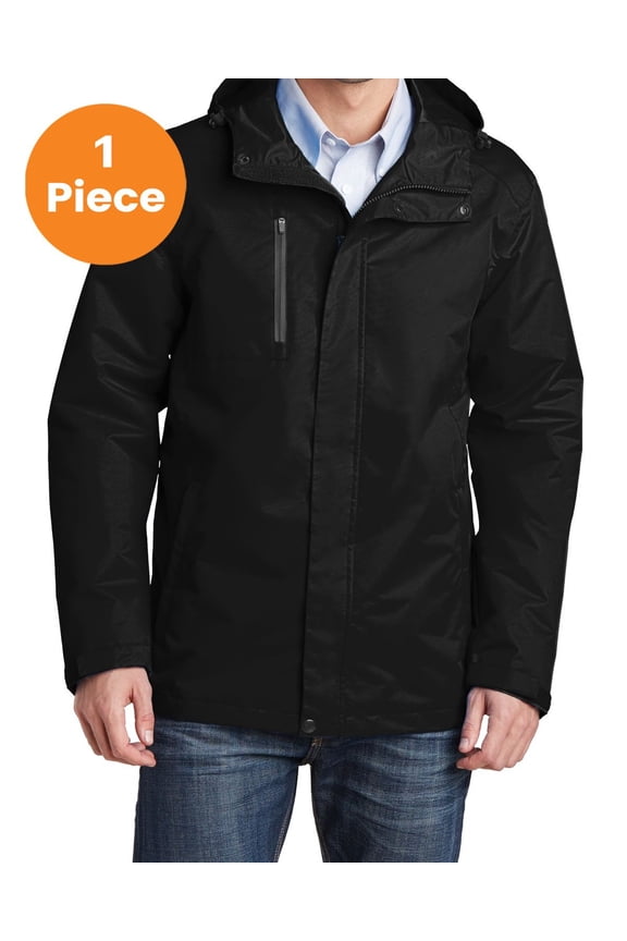 J331 All-Conditions Jacket , Black, M, Mens Raincoats