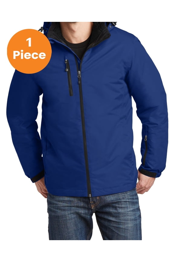 J332 Vortex Waterproof 3-in-1 Jacket, Night Sky Blue/ Black, L, Mens Coats and Jackets