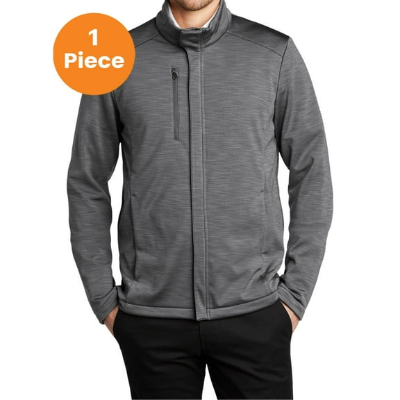 Port Authority J339 Stream Soft Shell Jacket, Graphite Heather, L, Coats & Jackets