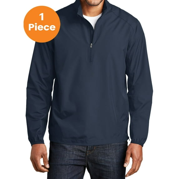 Port Authority J343 Zephyr 1/2-Zip Pullover, Dress Blue Navy, 3XL, Mens Cardigans and Zip-up Sweaters