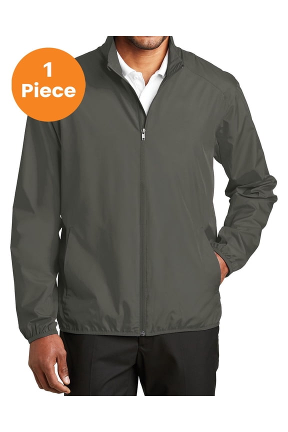 J344 Zephyr Full-Zip Jacket, Grey Steel, 3XL, Big and Tall Coats and Jackets