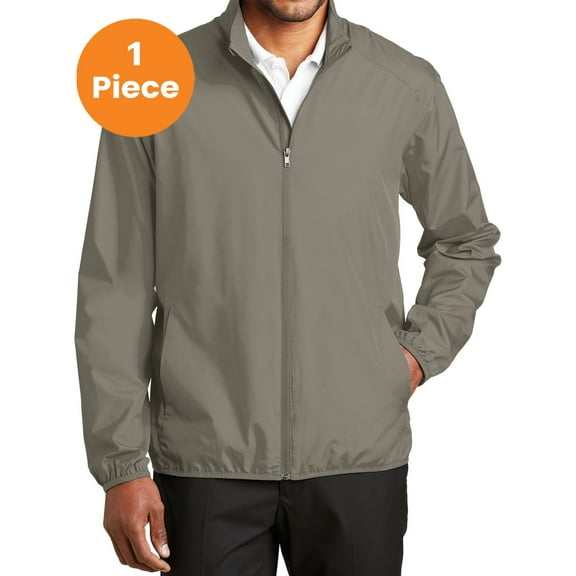 Port Authority J344 Zephyr Full-Zip Jacket, Stratus Grey, XL, Coats and Jackets