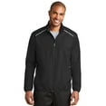 thumbnail image 1 of Port Authority J345 Mens Zephyr Reflective Hit Full-Zip Jacket, Black - Extra Small, 1 of 6