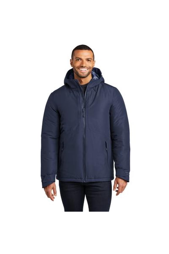 J362 Venture Waterproof Insulated Jacket in Dress Blue Navy Size XL | Polyester