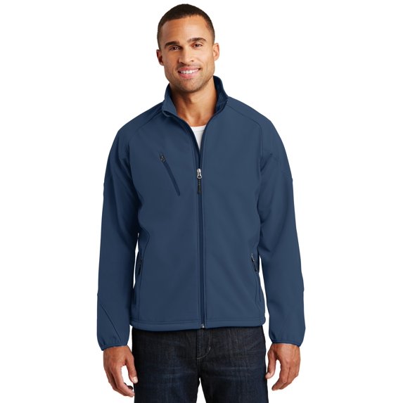 Port Authority J705 Textured Soft Shell Jacket, Mens Fleece Jackets