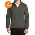 thumbnail image 1 of Port Authority J716 Active 1/2-Zip Soft Shell Jacket, Grey Steel, 3XL, Big and Tall Active Jackets and Hoodies, 1 of 1