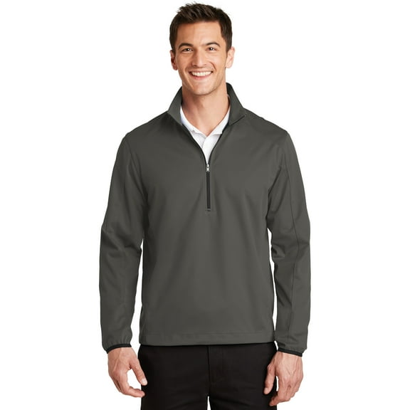 Port Authority J716 Active 1/2-Zip Soft Shell Jacket, Mens Athletic Jackets