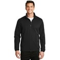 thumbnail image 1 of Port Authority J717 Mens Active Soft Shell Jacket, Deep Black - Extra Small, 1 of 2