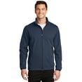 thumbnail image 1 of Port Authority J717 Mens Active Soft Shell Jacket, Dress Blue Navy - Extra Small, 1 of 2