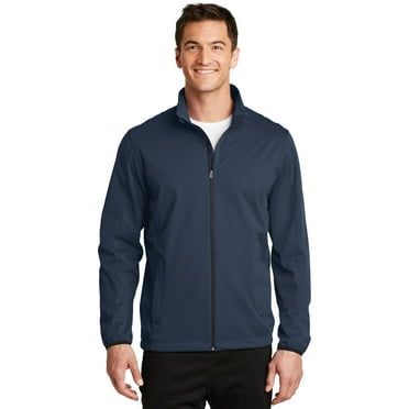 Port Authority J717 Mens Active Soft Shell Jacket, Dress Blue Navy - Extra Small