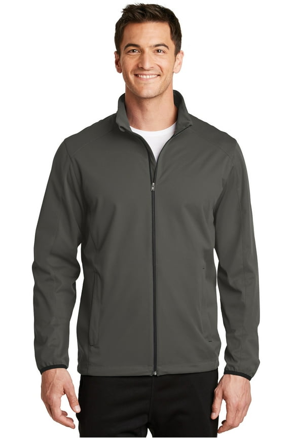 J717 Mens Active Soft Shell Jacket, Grey Steel - 4XL