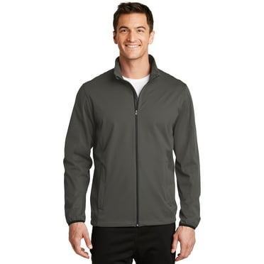 Port Authority J717 Mens Active Soft Shell Jacket, Grey Steel - Small