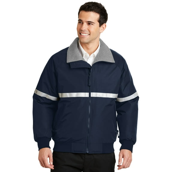 Port Authority J754R Challenger Jacket with Reflective Taping, Mens Fleece Jackets