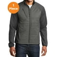 thumbnail image 1 of Port Authority J787 Hybrid Soft Shell Jacket, Smoke Grey/ Grey Steel, 2XL, Mens Fleece Jackets, 1 of 1