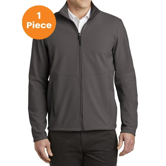 Port Authority J901 Collective Soft Shell Jacket, Graphite, M, Mens Coats and Jackets