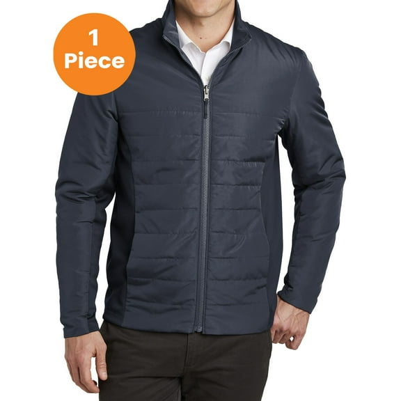 Port Authority J902 Collective Insulated Jacket, River Blue, S, Mens Puffer Jackets