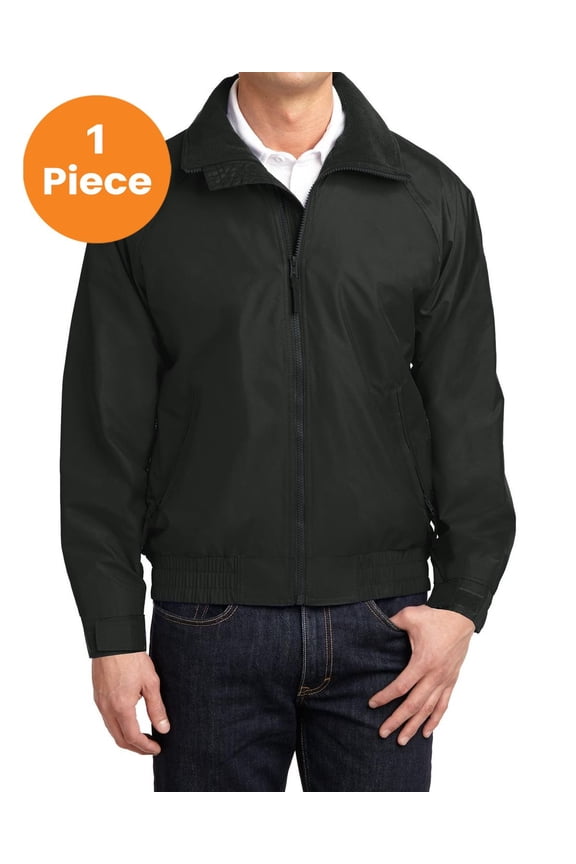 JP54 Competitor Jacket, True Black/ True Black, M, Mens Fleece Jackets