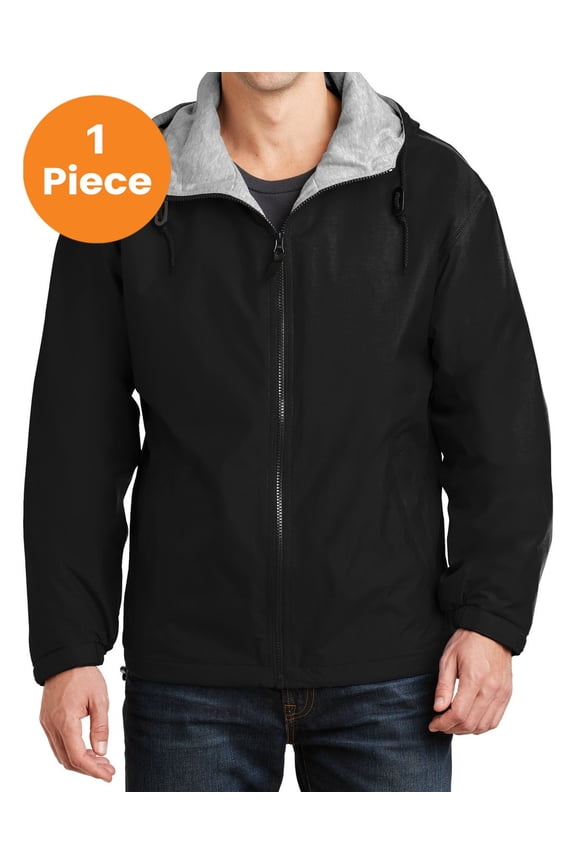 JP56 Team Jacket, Black/Light Oxford, 5XL, Mens Coats and Jackets