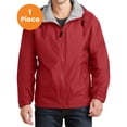 thumbnail image 1 of Port Authority JP56 Team Jacket, Red/Light Oxford, XL, Mens Coats and Jackets, 1 of 1