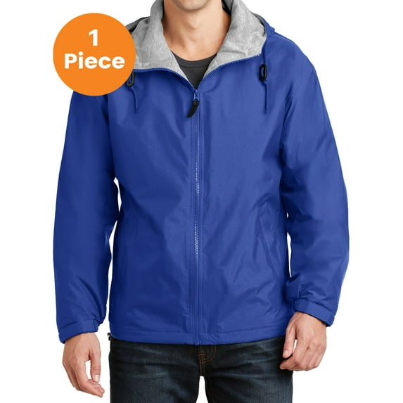 Port Authority JP56 Team Jacket, Royal/Light Oxford, 5XL, Mens Coats and Jackets