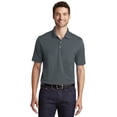 thumbnail image 1 of Port Authority K110 Dry Zone UV Micro-Mesh Polo, Graphite, S, 1 of 1
