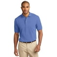 thumbnail image 1 of Port Authority K420 Mens Heavyweight Cotton Pique Polo T-Shirt, Blueberry - Extra Small, 1 of 2