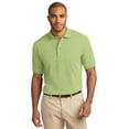 thumbnail image 1 of Port Authority K420 Mens Heavyweight Cotton Pique Polo T-Shirt, Pistachio - 2XL, 1 of 2